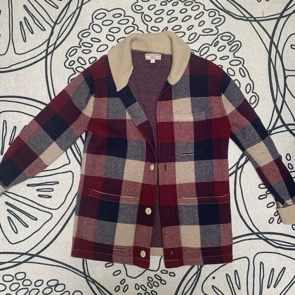 Wallace & Barnes 100% merino wool cardigan